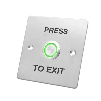 LED Indicator Push to Exit Button for Electric Lock with strong S / S Panel