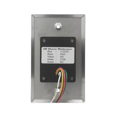Waterproof No Touch Exit Button , Square Push To Exit Button With Timer