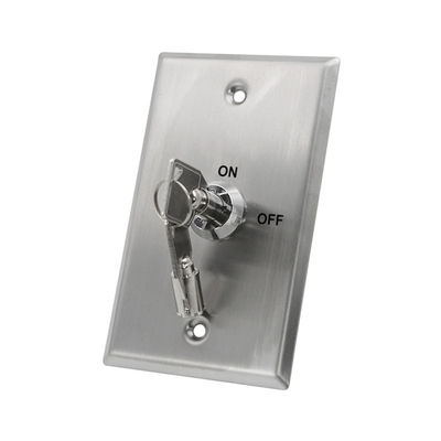 Standard American Size Momentary Key Switch Metal Switch OEM Sign