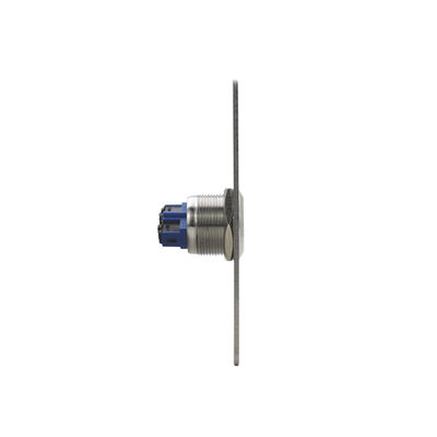 PRESS TO EXIT Screen 4 Pin Push Button Switch , 24V DC Small Momentary Push Button Switch