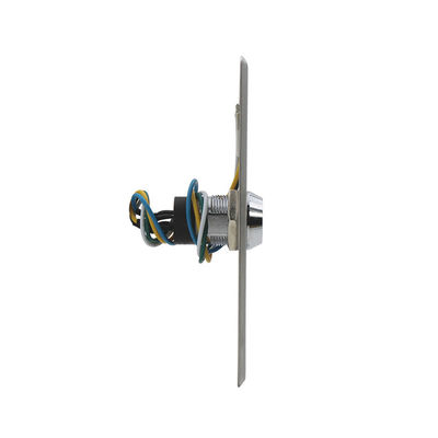 Narrow Size Keyed Electrical Switch , Durable On Off Key Switch Momentary