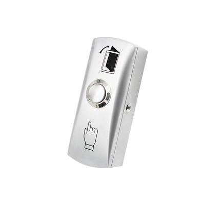 Zinc Alloy Housing Request To Exit Button , Lightweight 12VDC Press To Exit Button