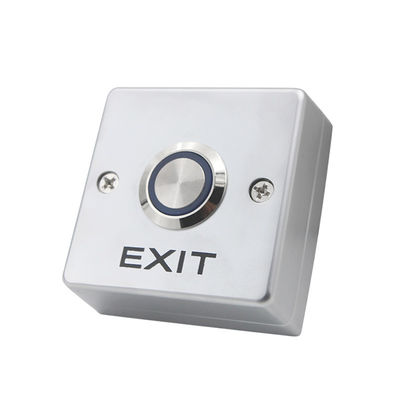 Square Illuminated Push Button Switch , Normally Open Automatic Door Button