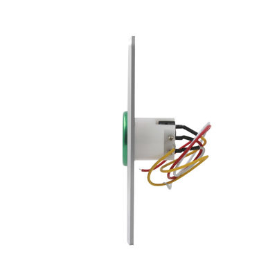 Low Voltage Panel Mount Momentary Push Button Switch Red / Green / Silver Optional