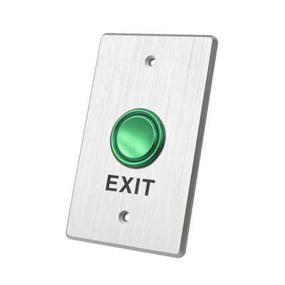Low Voltage Panel Mount Momentary Push Button Switch Red / Green / Silver Optional
