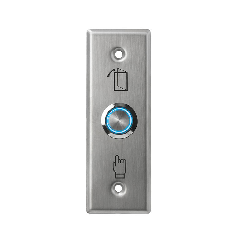 LED Indicator Push to Exit Button for Electric Lock with strong S / S Panel