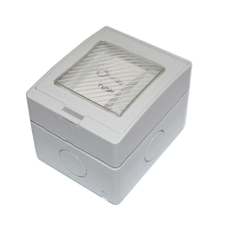 Model PM2D Push to Exit Button IP55 Surface Mount Plastic Button with Cover